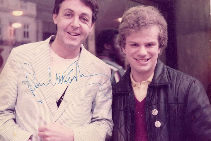 Richard Porter with Paul McCartney